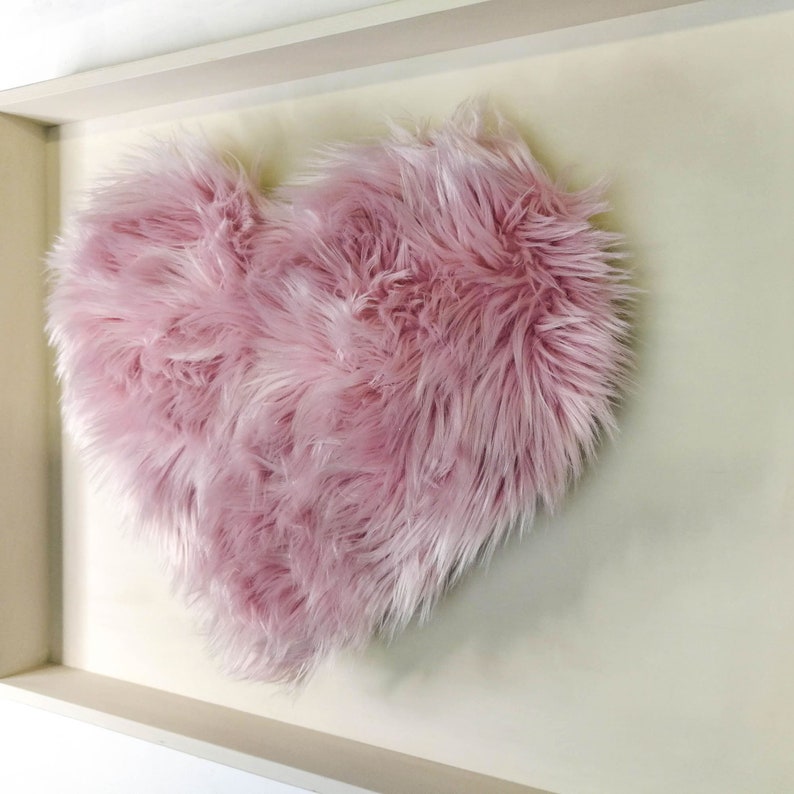 Large Love Heart Wall Art Decorative Makeup Vanity Shelf Etsy