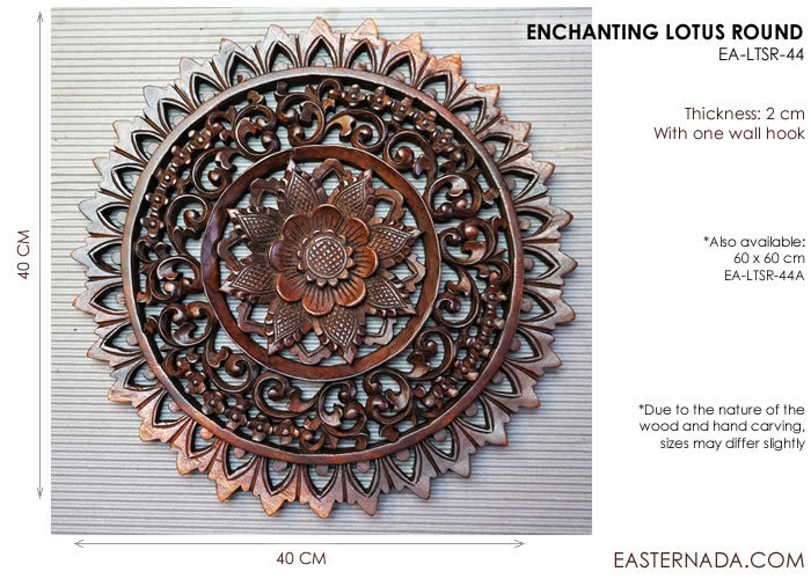 Hand Carved Wooden Mandala Decoration Wall Art Sculpture Panel Etsy UK