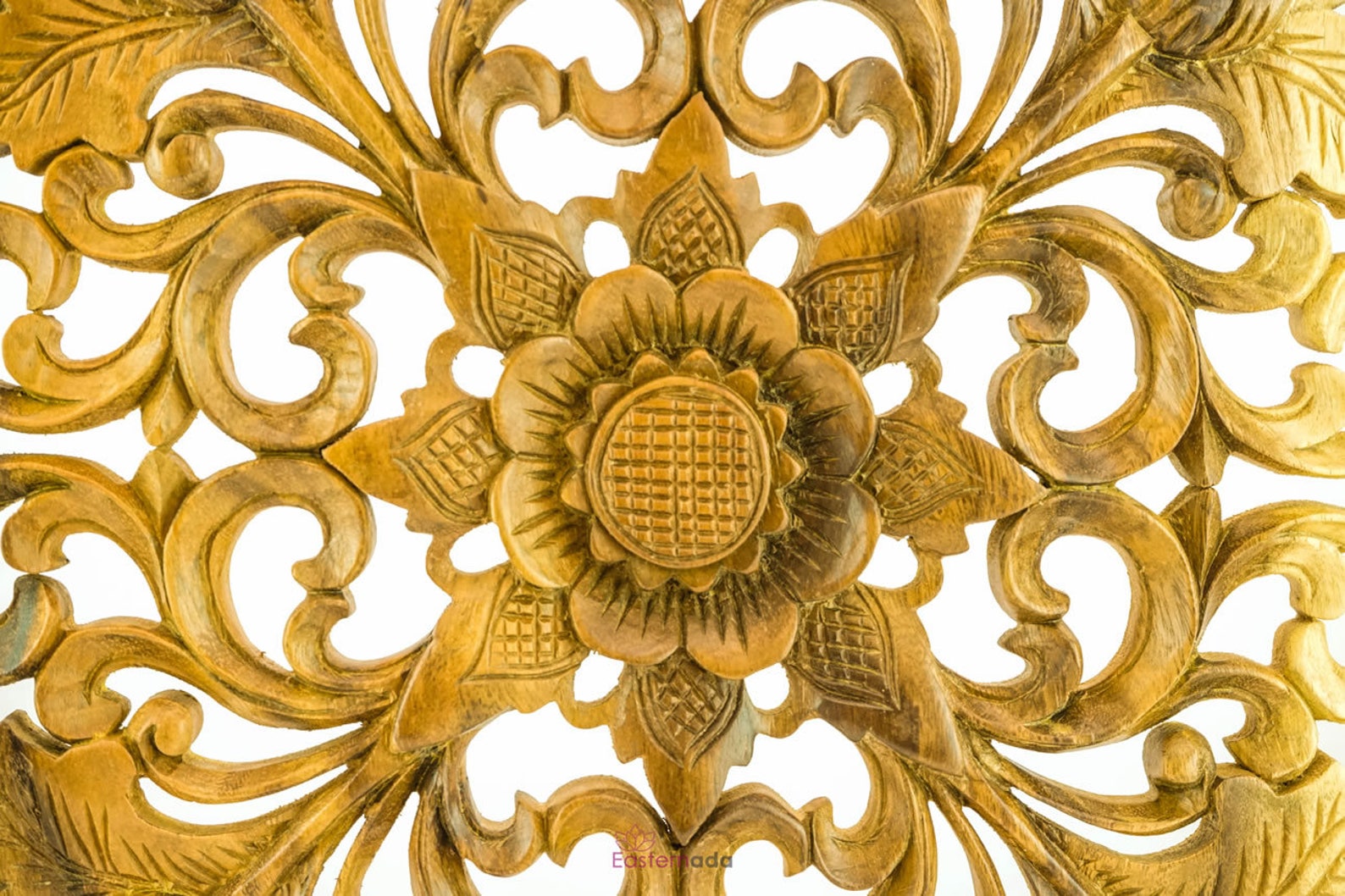 Carved Wooden Wall Art Sculpture Decoration Square Panel Bed Etsy UK