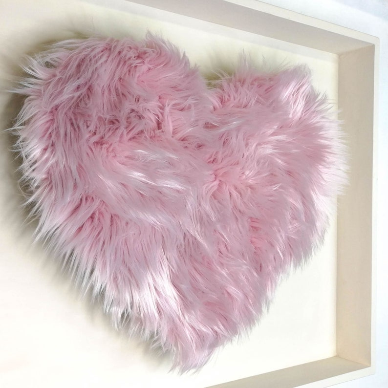 Large Love Heart Wall Art Decorative Makeup Vanity Shelf Etsy