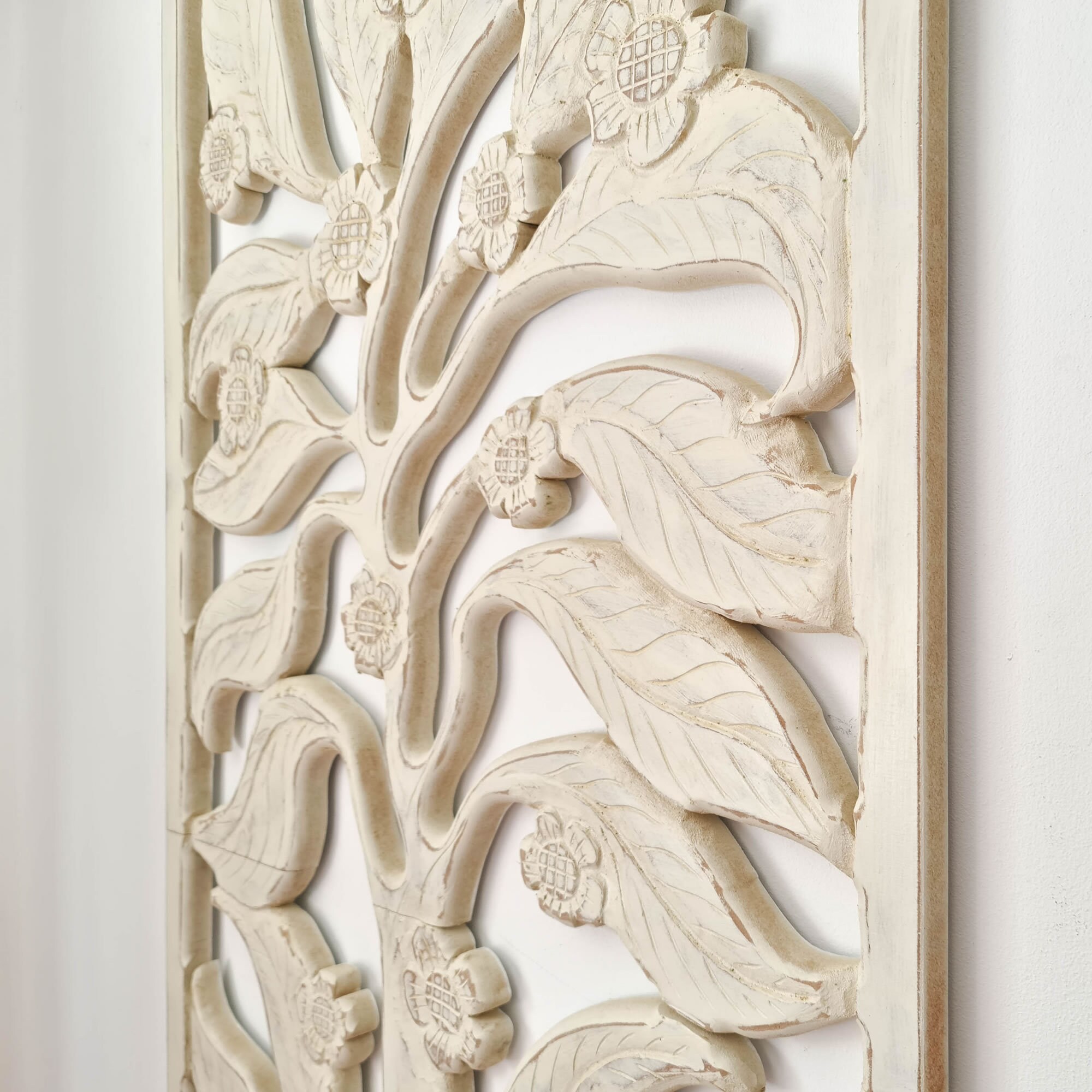 Hand Carved Wooden Wall Art Large Decorative Tree of Life Etsy