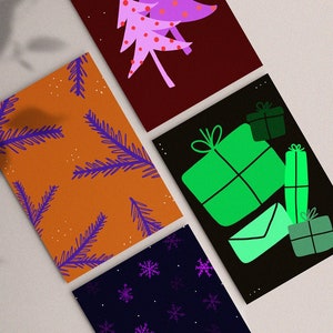 Kartenset 4er Weihnachten + Umschläge