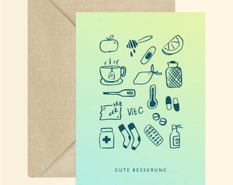 Beterschap kaart + envelop