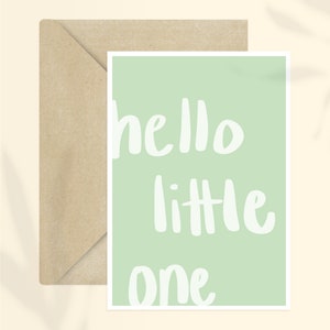 Biglietto Hello Little One + busta