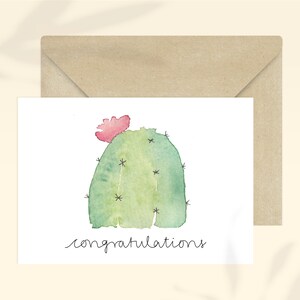 Karte Congratulations + Umschlag