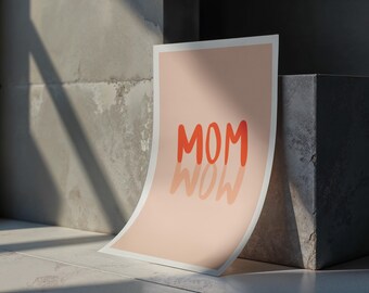 Poster Mom Wow A4