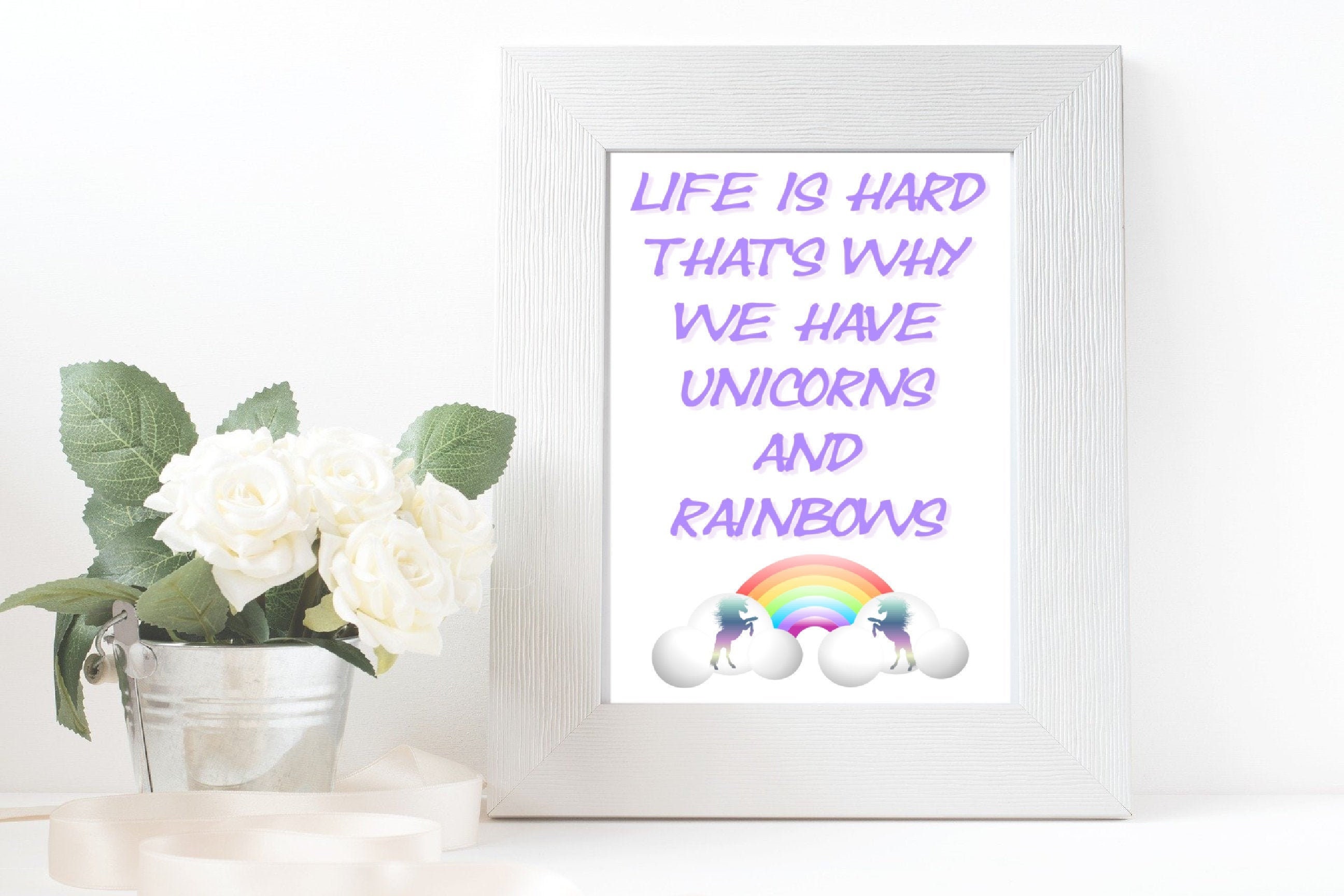 Life Is Hard Printable Wall Art Instant Digital Download | Etsy