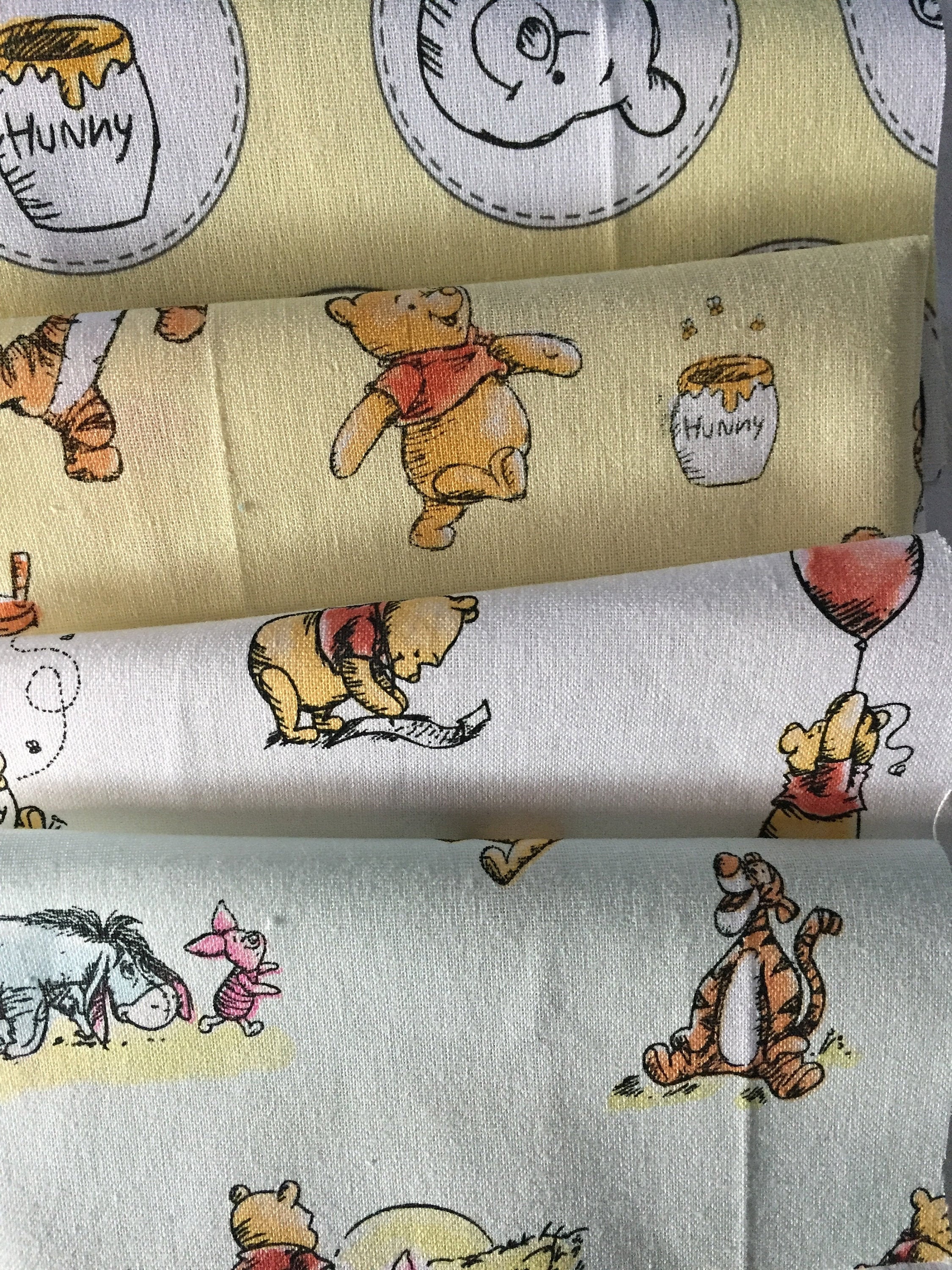 Precut Fabric Winnie the Pooh Fabric Disney Officially Etsy