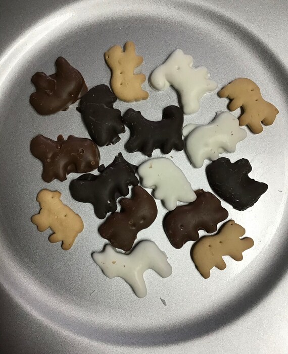 Chocolate Covered Animal Crackers Etsy