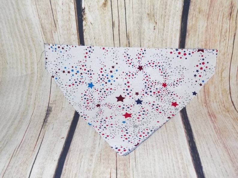 Burst of Freedom Bandana Independence Day Reversible Stars Bandana Fireworks Bandana DogCat Bandana Fourth of July 4th of July