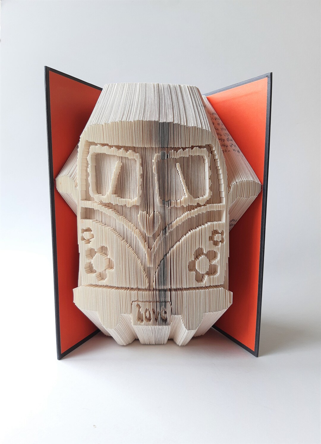 Camper Van Book Fold Pattern. Christmas Birthdays - Etsy