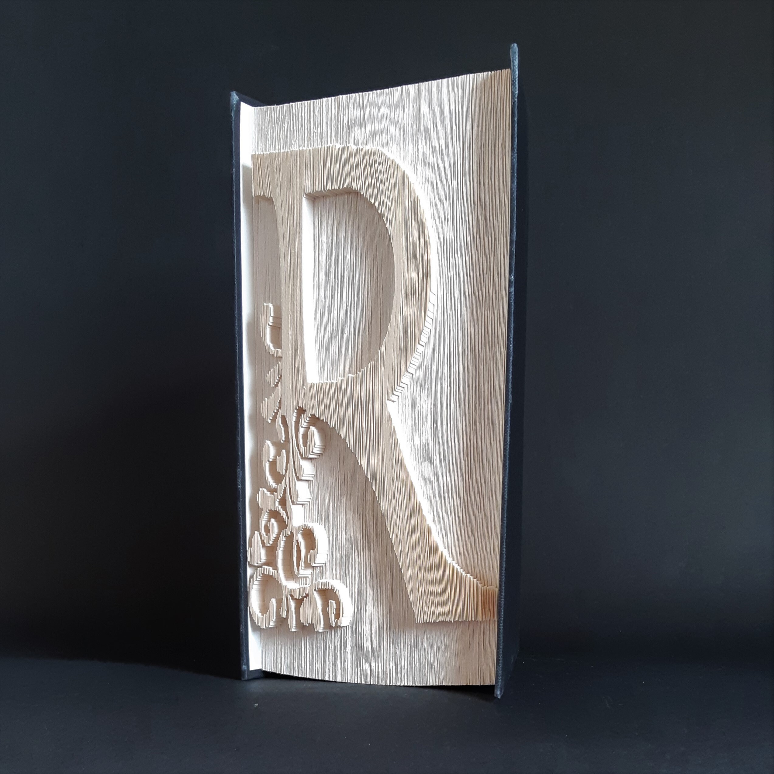 The Letter R Book Fold PATTERN, Cut and Fold Pattern, Birthdays ...