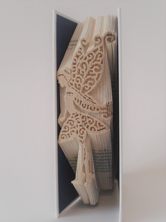 Fairy: Book Folding Pattern book folding art patterns folded book patterns book art DIY Template /& Instruction Foldbook