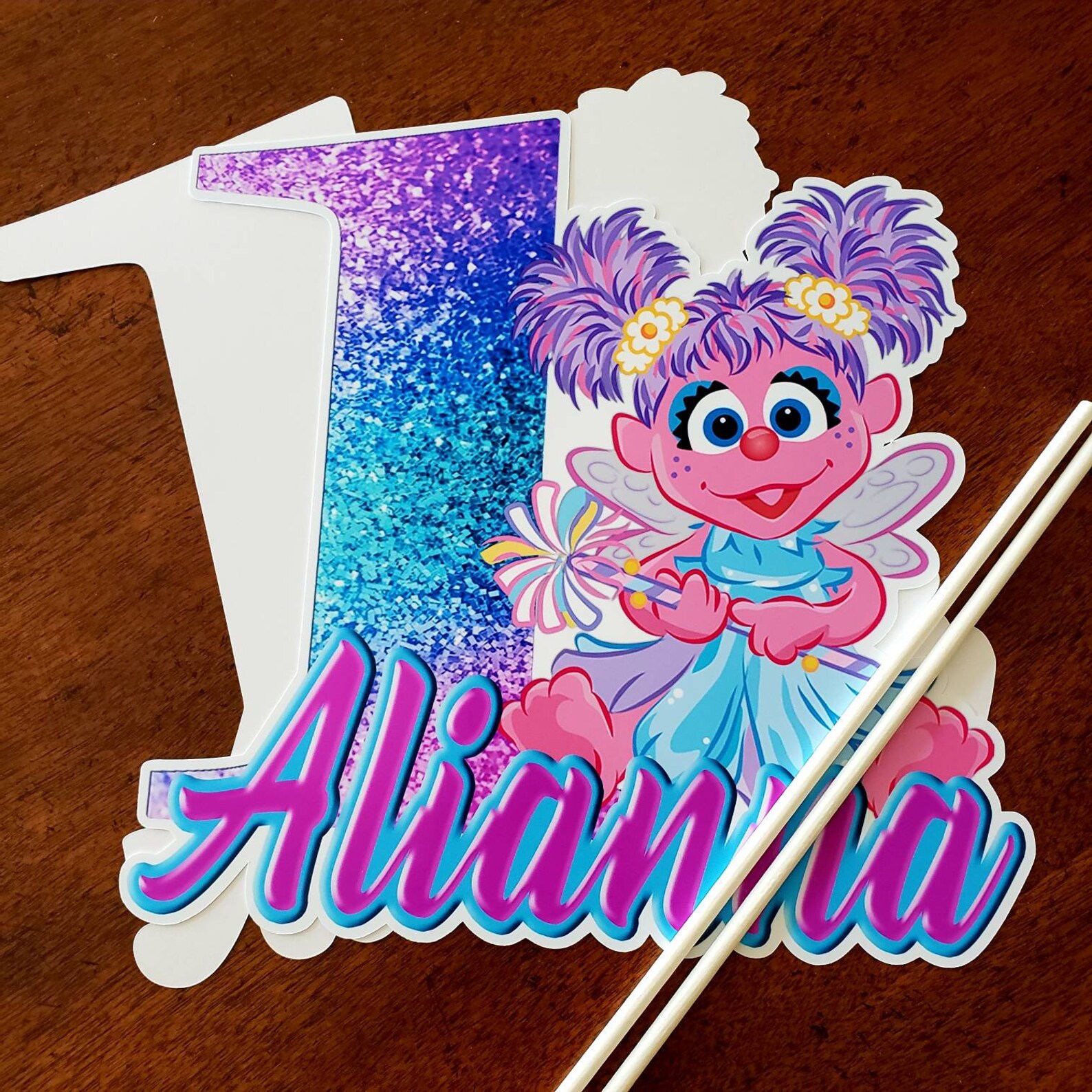 ABBY CADABBY Cake and Cupcake Toppers Abby Cadabby Cupcake Etsy