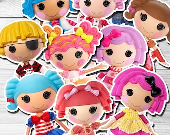 LALALOOPSY Centerpieces, Lalaloopsy Cake Topper, Lalaloopsy Birthday Decoration, PRINTABLE