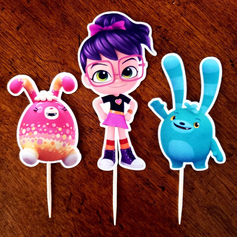 ABBY HATCHER Cupcake Toppers Abby Hatcher Cupcake Picks