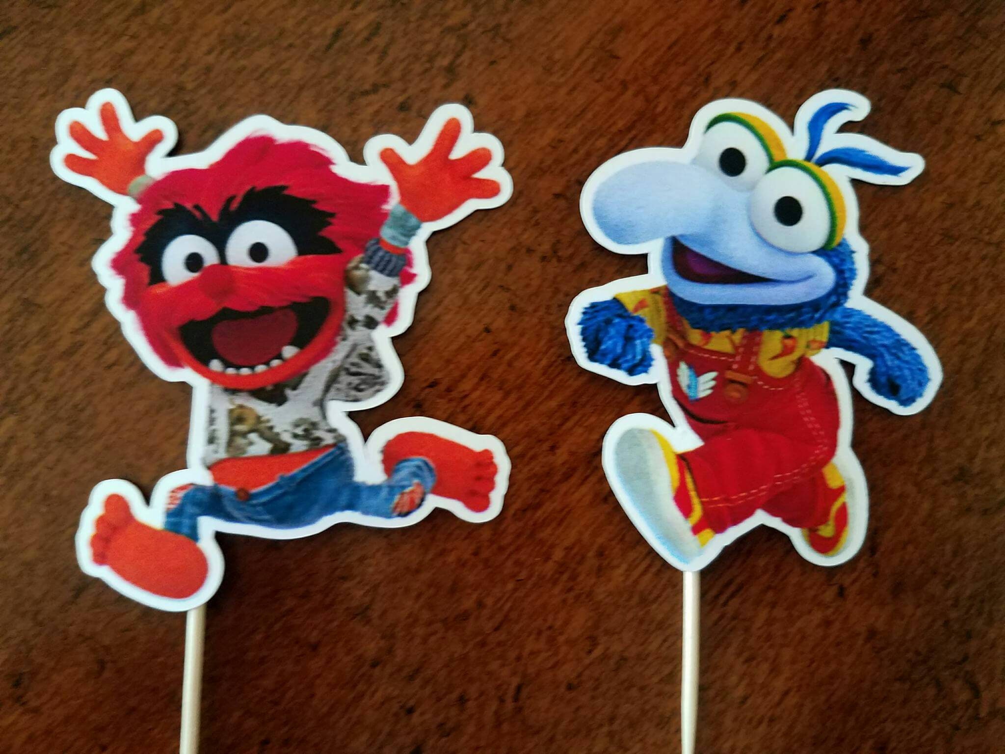 MUPPET BABIES Cupcake Toppers Muppet Babies Cupcake Picks Etsy