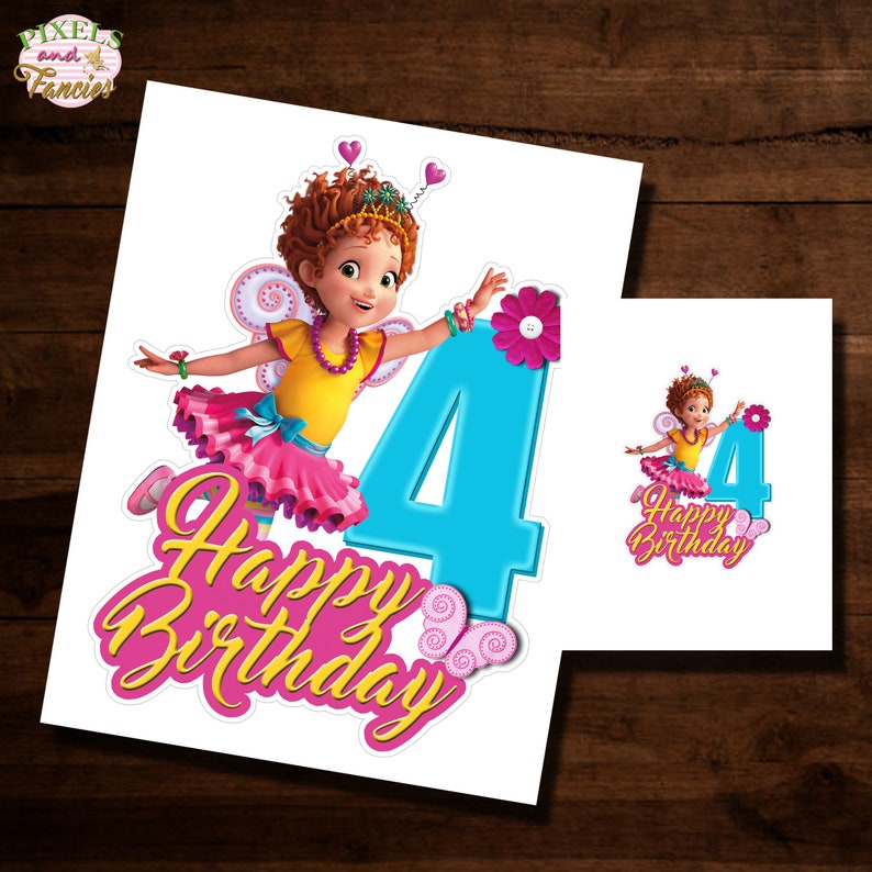 printable fancy nancy cake topper 4 fancy nancy centerpiece etsy