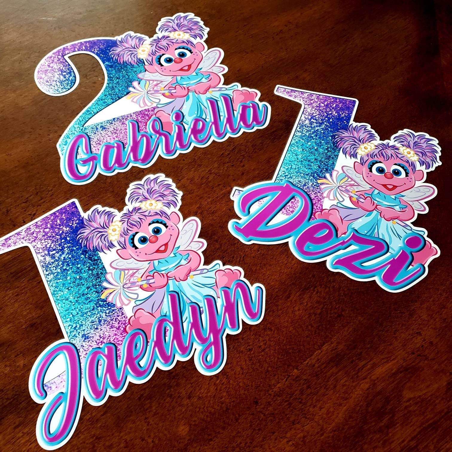 ABBY CADABBY Cake and Cupcake Toppers Abby Cadabby Cupcake Etsy
