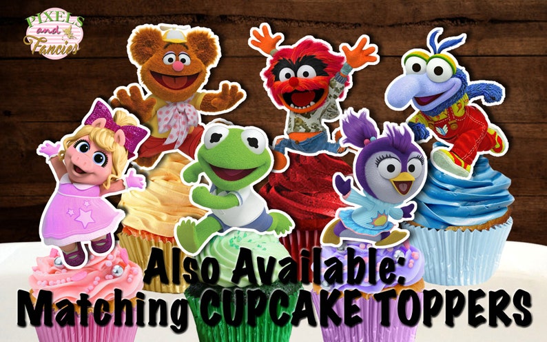 Muppet Babies Centerpiece MUPPET BABIES Cake Topper Muppet Babies Birthday Decoration Muppet Babies Cake Decoration