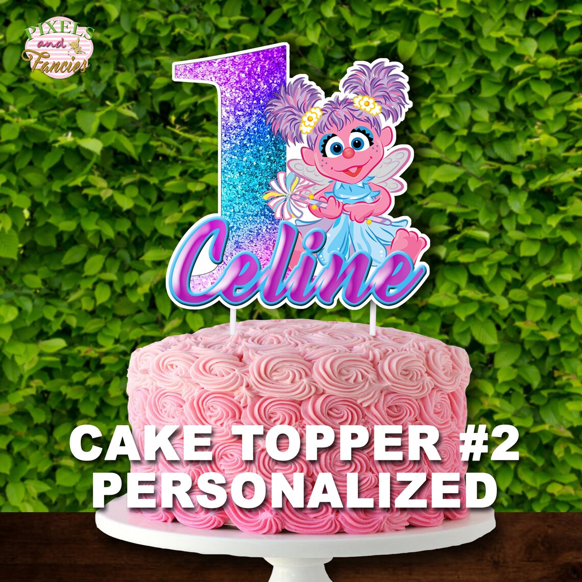 ABBY CADABBY Cake and Cupcake Toppers Abby Cadabby Cupcake Etsy