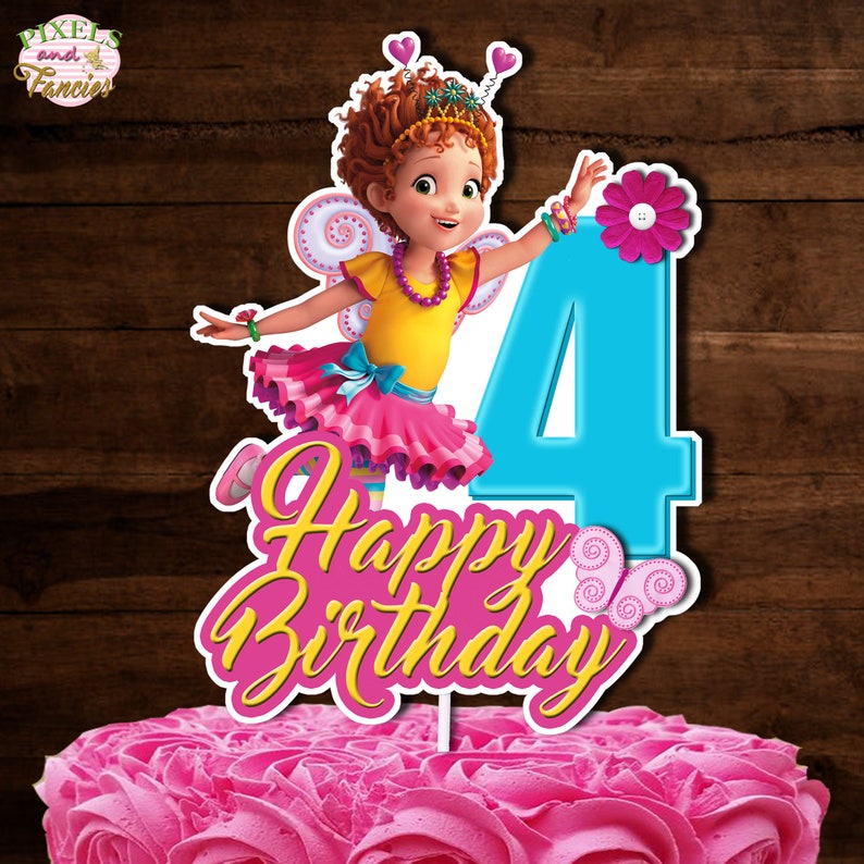Printable FANCY NANCY Cake Topper 4 Fancy Nancy