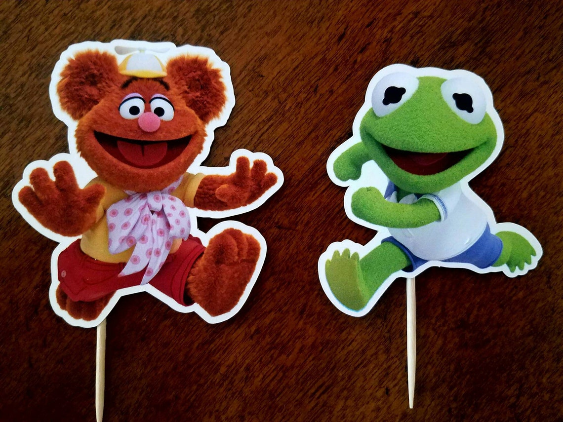 MUPPET BABIES Cupcake Toppers Muppet Babies Cupcake Picks Etsy