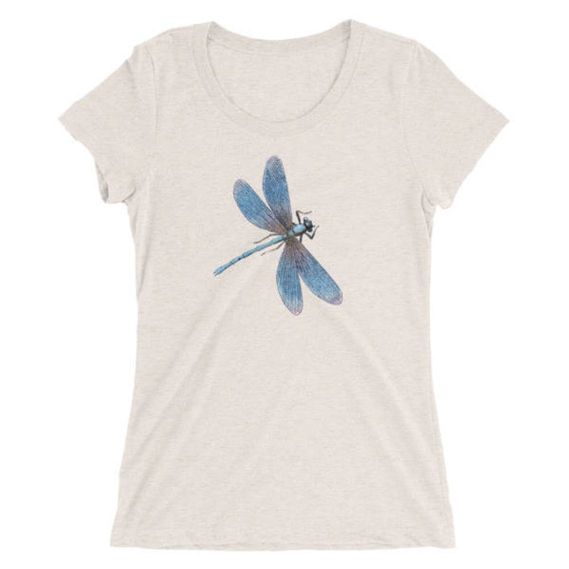 Ladies' short sleeve t-shirt Dragonfly t shirt Gift for | Etsy