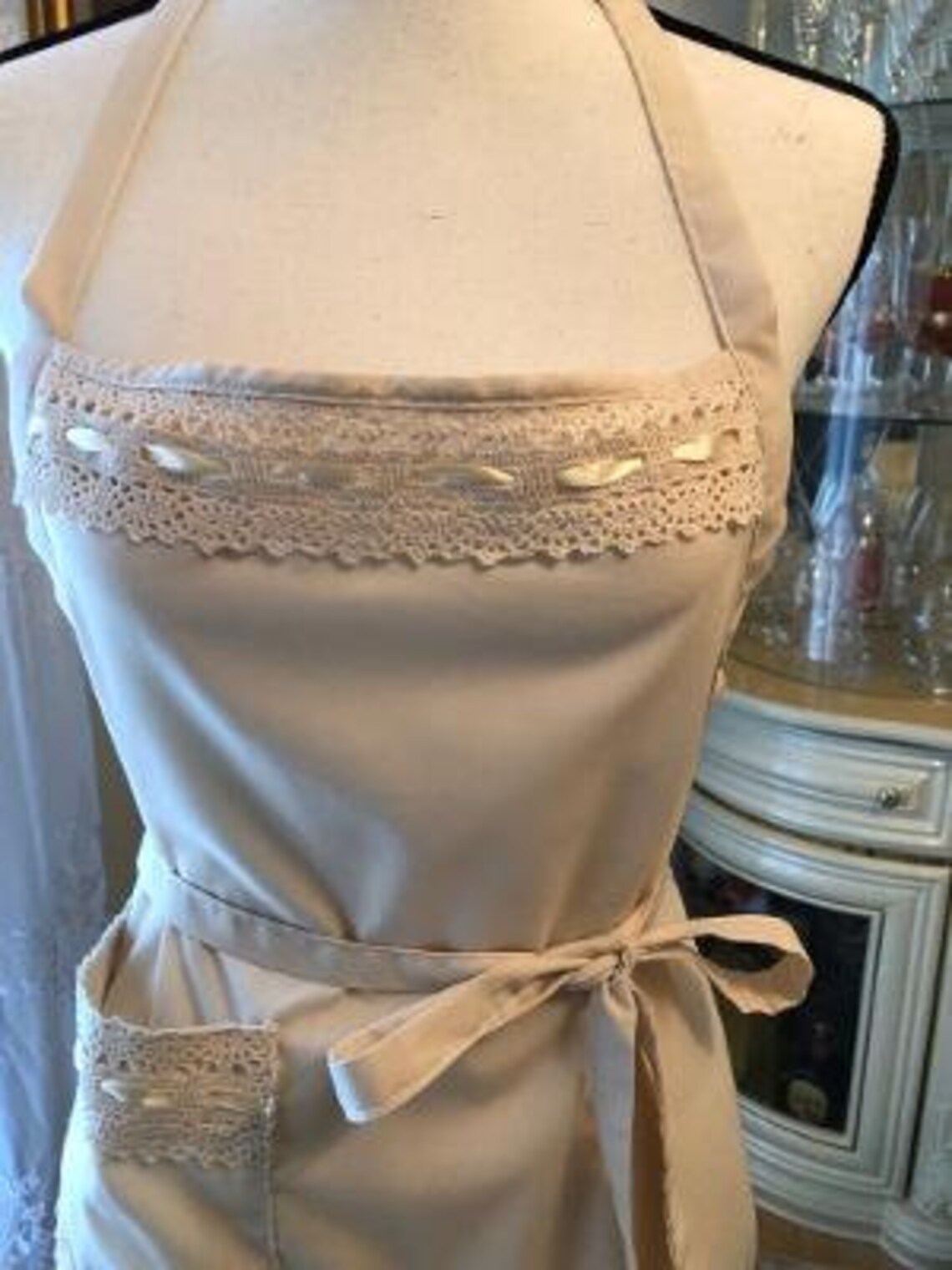 Apron For Women. Lace Apron. Housewarming Gift. Kitchen Apron. Etsy