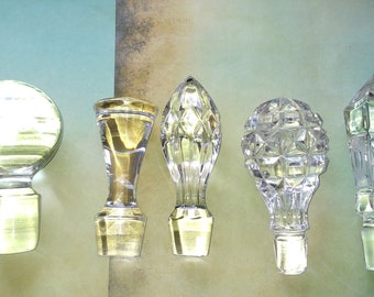 Crystal Bottle/ Decanter Stopper used Sold as each