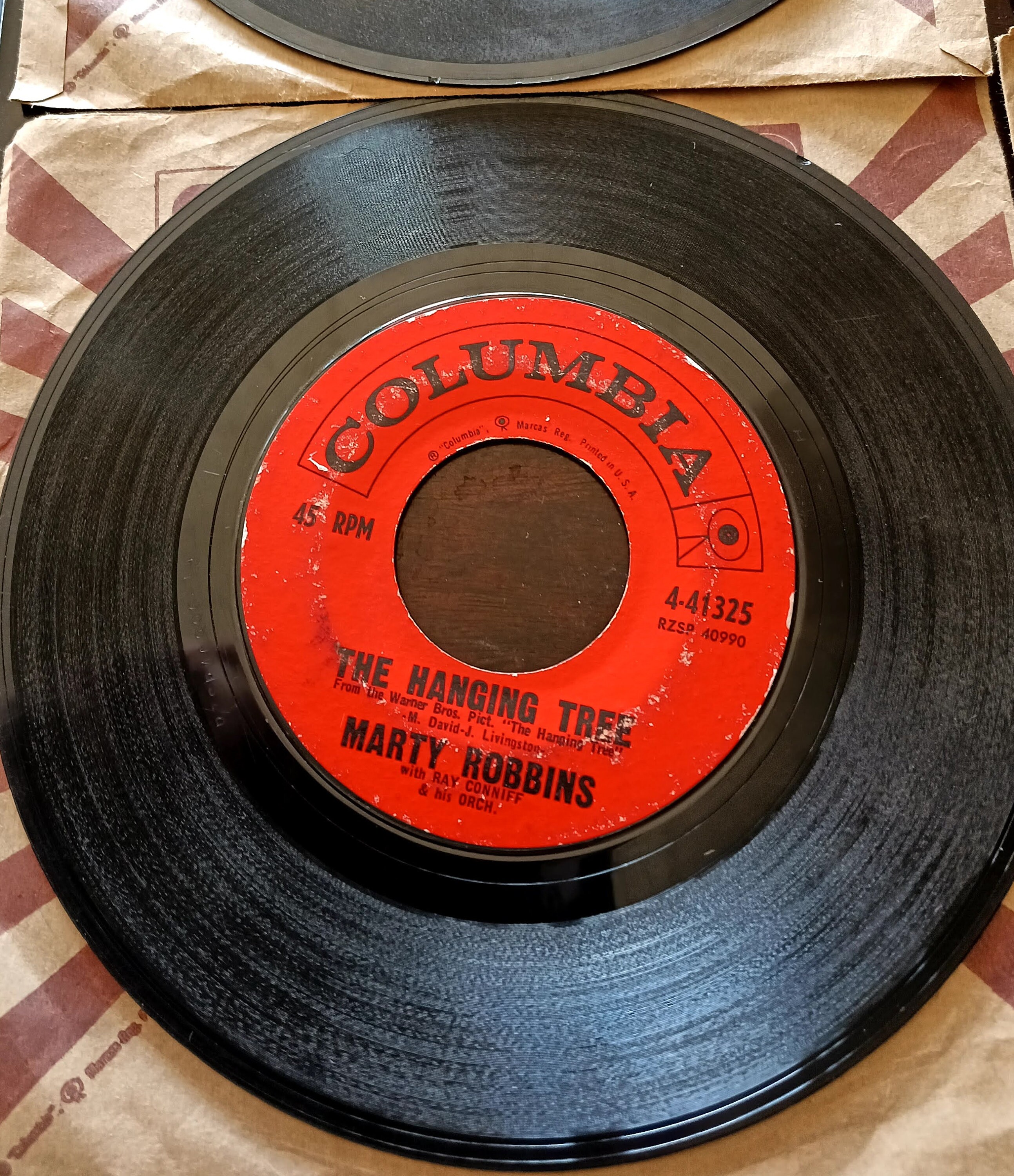 Vintage Columbia Record Marty Robbins 45 RPM set of 4 used Etsy