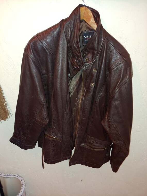 Wilsons Leather Brown Woman L Jacket used