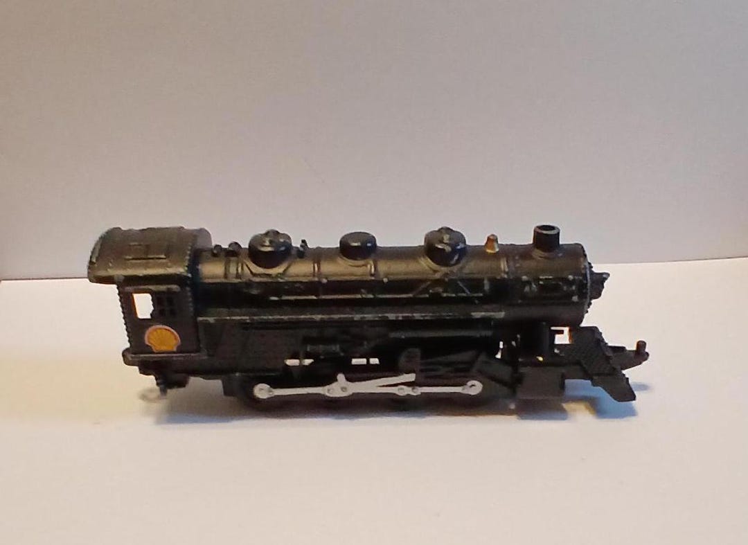 Black Die Cast Shell Locomotive by Fletcher Barnhardt Toy Train Used - Etsy