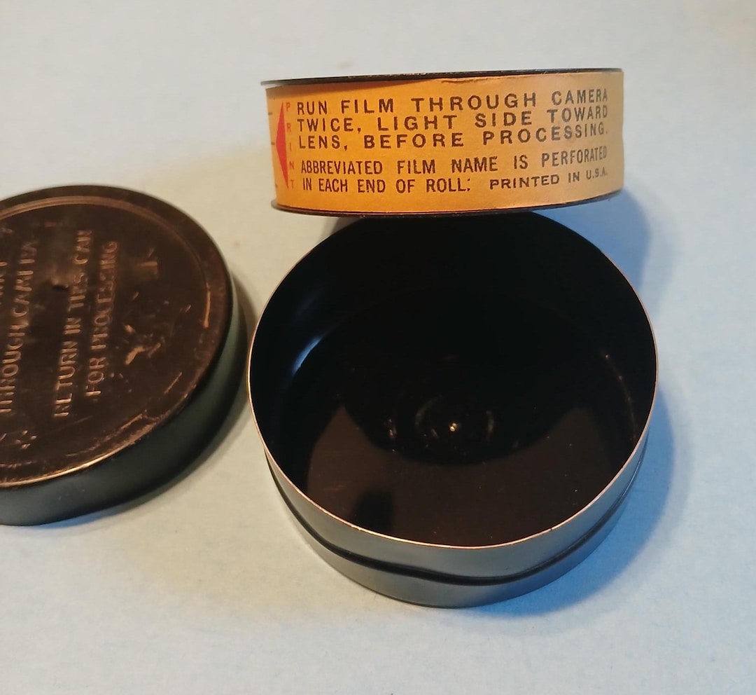 Rare Kodak 16mm Movie Film Spool Reel in Metal Container New Made in U ...