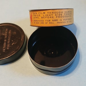 Rare Kodak 16mm Movie Film Spool Reel in Metal Container New made in U.S.A