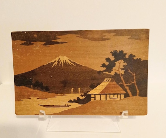 Japanese Wood Marquetry Art 