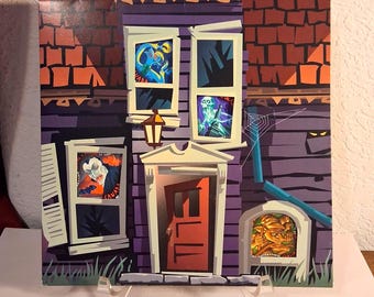 The Haunted Stamp House 45 Cent Canada Set of 16 Postage Stamps 1997 with Folder  unused