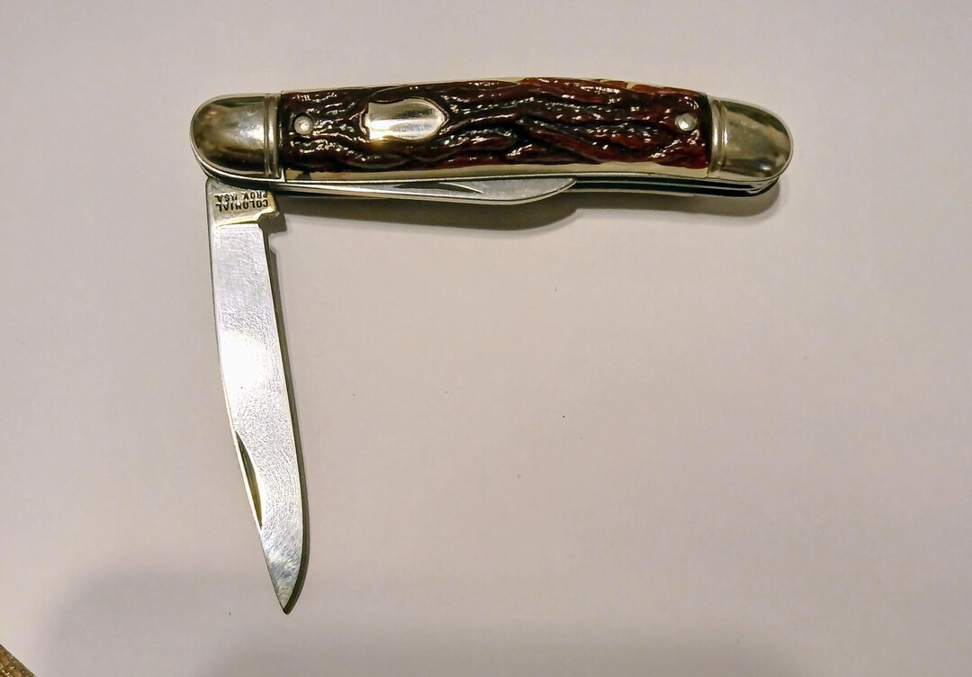 Colonial Prov. USA 2 Blade Jack Folding Pocket Knife New in Box - Etsy