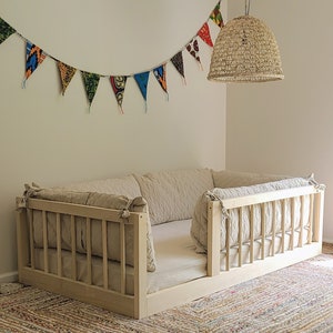 montessori floor bed frame