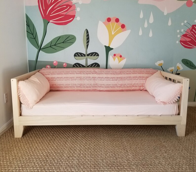 Full Size Montessori Floor Bed to Raised Bed Frame ...