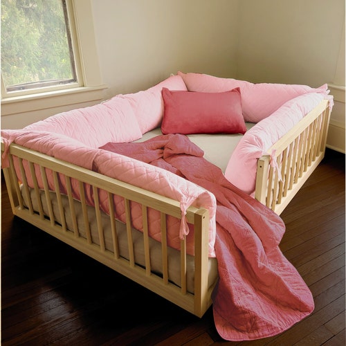 Quilted Linen Pillowcover Set BED NOT INCLUDED Etsy