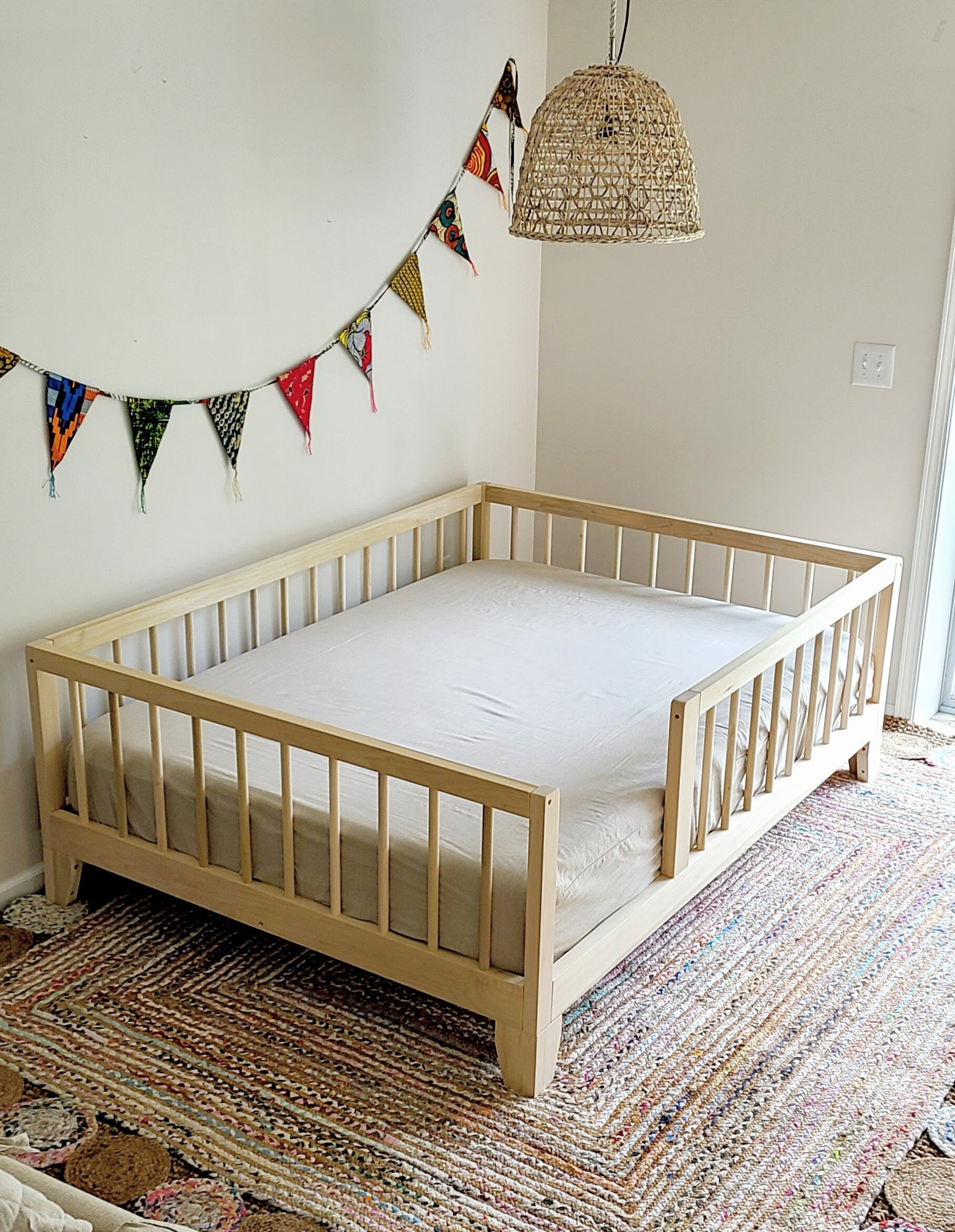 Organic Linen or Organic Cotton Fitted Sheet Only --  by Zipadee Kids