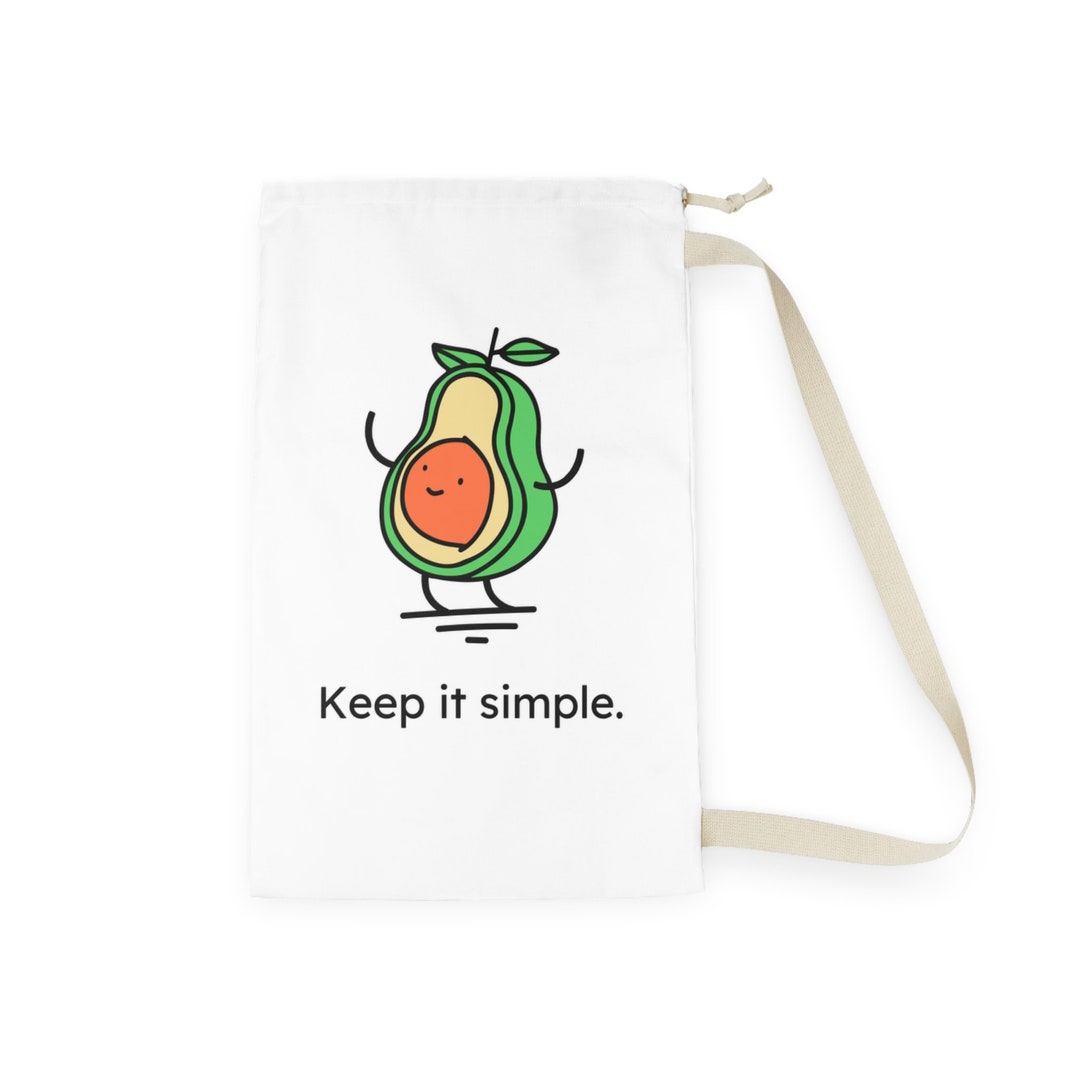 Keep It Simple Laundry Bag Cute Laundry Bag Etsy