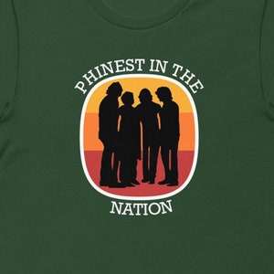 2021 Tour Dates Phinest In The Nation B+C | Premium cotton | Short Sleeve | Phishy Inspired Phan Art | DTG | Made in USA