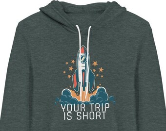Your Trip Is Short B+C Premium Unisex hoodie | Phan Inspired Art | DTG