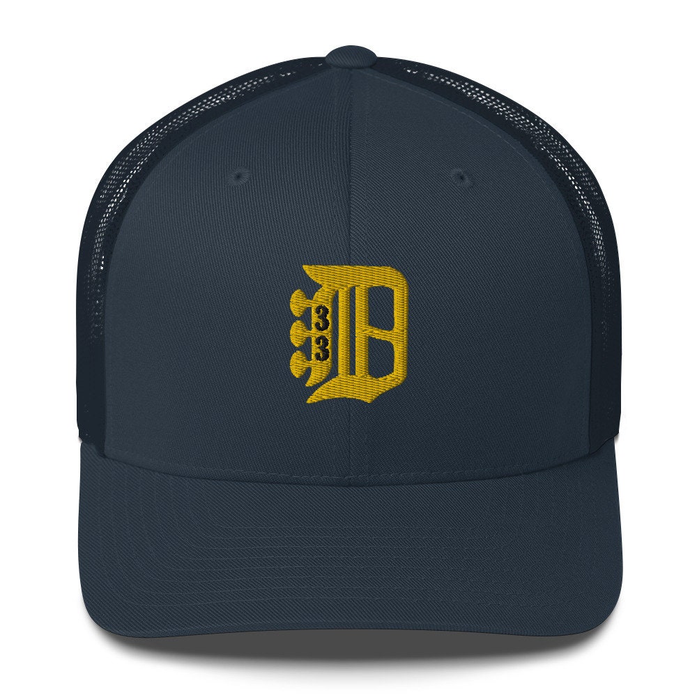 Billy 33 Detroit Style Trucker Snapback Cap | Flat Embroidery ...