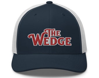 The Wedge Trucker Snapback Cap | Flat Embroidery | Inspired Phan Art Cap | Lot Style Cap | Jam Band Swag