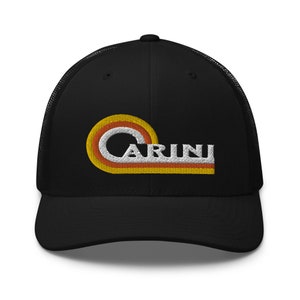 Carini Retro Trucker Snapback Cap | Flat Embroidery | Inspired Phan Art Cap | Lot Style Cap | Jam Band Swag