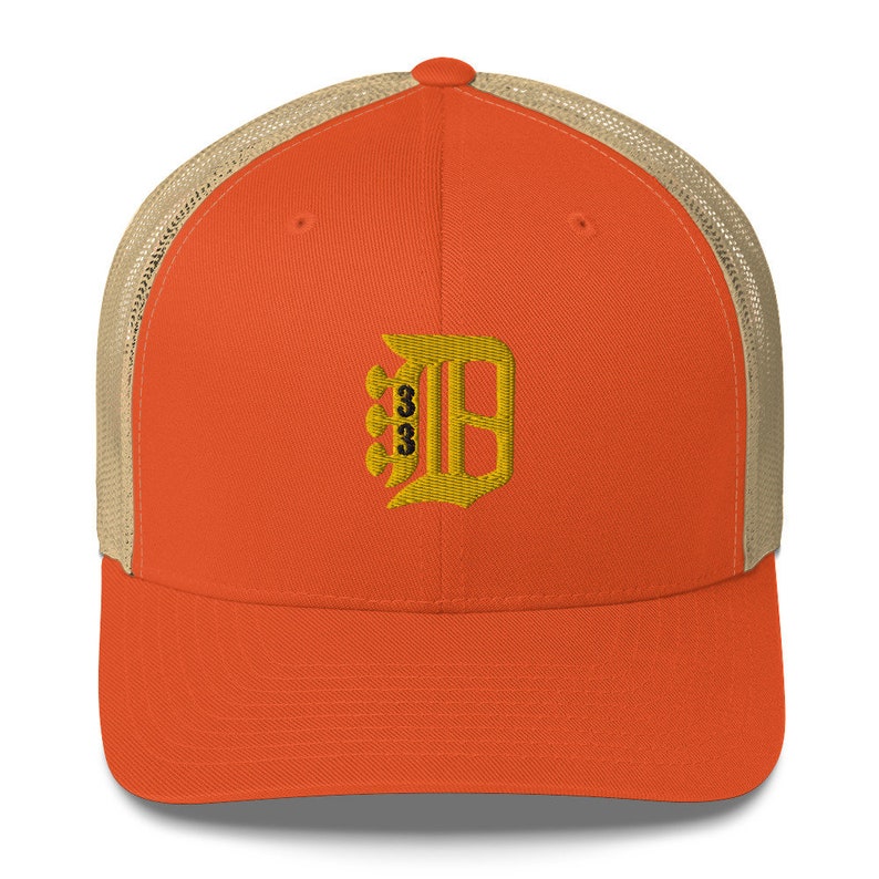 Billy 33 Detroit Style Trucker Snapback Cap | Flat Embroidery ...