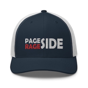 Page Side Rage Side Trucker Snapback Cap | Flat Embroidery | Inspired Phan Art Cap | Lot Style Cap | Jam Band Swag